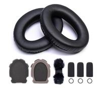 Voarmaks Kit de renouvellement Coussinets d'oreille Coussin Micro Muff Bonnette Bandeau Coussinet Compatible avec Casque d'aviation Bose A20 X A10