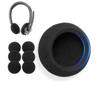 Voarmaks Lot de 3 paires de coussinets en mousse compatibles avec les casques sans fil Microsoft Modern USB-A - Casque filaire USB-C moderne - 65 mm - 6,5 cm - Épaisseur de 4 à 5 mm - Coussinets en