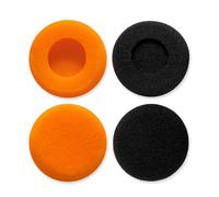Voarmaks Lot de 4 coussinets de rechange pour casque Aiaiai Tracks, 2 noirs + 2 oranges en mousse souple épaisse