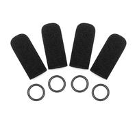 Voarmaks Lot de 4 housses de micro compatibles avec les casques d'aviation David Clark DC One-X, PRO-X2, DC-Pro X, H20, H10 Series, M-7, M-4, M-5, M-77 Series DC-87, lot de 4 housses en mousse et