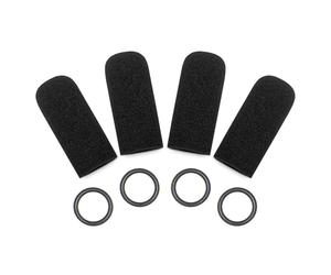 Voarmaks Lot de 4 housses de micro compatibles avec les casques d'aviation David Clark DC One-X, PRO-X2, DC-Pro X, H20, H10 Series, M-7, M-4, M-5, M-77 Series DC-87, lot de 4 housses en mousse et