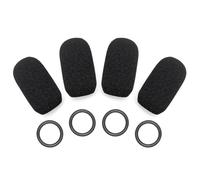Voarmaks Lot de 4 housses de micro en mousse et kit de joint torique compatibles avec Audeze Maxwell, Astro A50/A40 TR, Corsair Virtuoso LE/Void Pro, Razer Blackshark, Antlion Modmic Microphone,