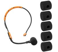 Voarmaks Lot de 5 housses de micro SM31 compatibles avec Shure SM31 P31 PGA31-TQG SM31FT, BLX14/SM31 BLX14/P31 Système de microphone/casque sans fil, filtre anti-pop en mousse haute densité