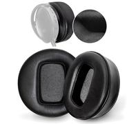 Voarmaks Maxwell Coussinets d'oreille extra larges en peau d'agneau épais compatibles avec les casques Audeze Maxwell Rembourrage épais en mousse à mémoire de forme Plus 2 housses de micro