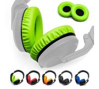 Voarmaks Options de couleur élégantes - Coussinets en mousse compatibles avec casque Pioneer Hdj-X5 X5bt Hdj-X7 X7bt Hdj-X10 - Vert - Taille L, R