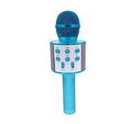 Vobony Microphone Sans Fil Portable Bluetooth Karaoké Enfants Adultes Microphone de Fête Familial Home Party Haut-Parleur Compatible avec iPhone/Android/iPad/PC/Smartphones