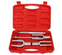 VOBOR 5 pièces ensemble de séparateur de rotule en acier dissolvant d'extrémité de biellette de direction Kit d'outils de fourche de cornichon avec boîte pour voitures