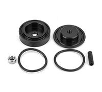 VOBOR Bouchon D'essuie-glace Arrière,Bouchon suppression d'essuie-glace de pare-brise arrière Alliage d'aluminium noir,pour Acura RSX Acura Integra CRX