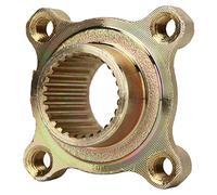 VOBOR Moyeu D'essieu Arrière De Roue 2 Pièces, 28 Dents Spline 4 Goujons pour 50CC 110CC 150CC Quad Bike ATV Go Kart