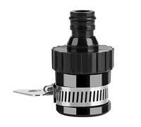 VOBOR Raccord Robinet d'Intérieur Rond en Inox, Adaptateur de Tuyau d'Arrosage Antifuite pour Jardinage, Lavage Auto