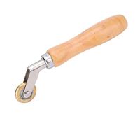 VOBOR Rouleau de Soudage à Main en Laiton 6mm, Roulette de Pression Haute Température pour Membrane Imperméable, Soudure d'angle et Couture, Accessoire pour Torche de Soudage pour Bâche et Toiture