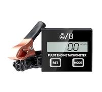 VOBOR Tachymètre Numérique Compte Tour, Compteur de Tours Étanche LCD Haute Précision (100-30000 tr/min), pour Tronçonneuse, Moto et Tondeuse à Gazon