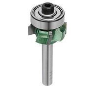 VOBOR Tondeuse à Quatre Dents,Fraise à Bois 4 Dents En Acier De Tungstène Pour Tailler Des Bordures De Coupe-Bordures De Tailleur De Bord Pour Couper En Bordure(1/4 * R1)