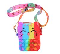 Vobozeany Sac à Main pour Petites Filles Épaule Sac à Bandoulière Princesse Mignonnes Chat pour Enfant Fille