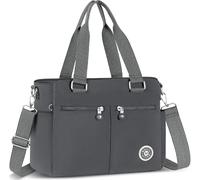 VOBUKE Sac Bandoulière Femme Grande Sacs a Main Imperméable en Nylon Sacoche avec Multi-Poches et Bandoulieres Réglable Sac Cabas Messager pour Voyage École Usage Quotidien