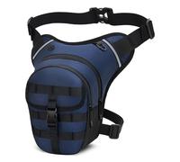 VOBUKE Sac de Jambe Tactique Etanche Sacoche Moto, Réfléchissant Poche Jambe Sac Cuisse Banane Multifontion Sacs Ceinture Sport pour Homme Femme Voyage Camping Course Equitation Pochette