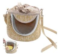 Vobumix À Dos Tissé pour Oiseaux, De Transport pour Perroquets, De pour Animaux De Compagnie avec Bandoulière Réglable pour Perroquets, Perruches, Petits Animaux De Compagnie