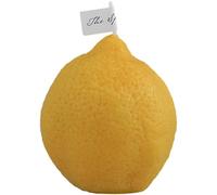 Vobumix Bougie Parfumée en Forme De Citron, Bougie D'aromathérapie pour Détendre Calmer, Bougie Décorative en Cire De Soja Aux Fruits pour Méditation, Le Yoga