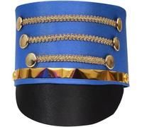 Vobumix Chapeau De Soldat Royal Militaire, Chapeau De Tambour Major pour Adultes et Enfants, Casquette De Fanfare, Fournitures De Carnaval, Bleu