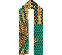 Vobumix Foulard Africain Kente Traditionnel, Écharpe Vintage, Étole De Remise De Diplôme pour L'histoire De L'afrique Noire, Vêtements pour Hommes, Femmes Enfants, Accessoire