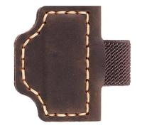 Vobumix Porte-Stylo, Porte-Crayon en Cuir pour Ordinateur Portable, Porte-Stylo en Métal avec Clips À Boucle Élastique pour Journal, Carnet De Notes, Planificateur, Presse-papiers