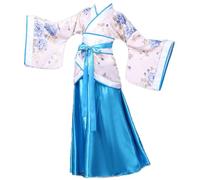 Vobumix Robe Chinoise Ancienne pour Filles, Robe Hanfu À Manches Longues, Robe De Princesse Élégante pour Costume De Danse De Chœur