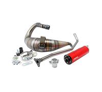 VOCA Pot 50 a Boite Cross Rookie pour derbi 50 Senda, Senda DRD-Aprilia 50 RX, sx (Passage Haut - Silencieux alu Rouge)