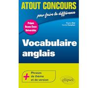 Vocabulaire anglais