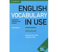 Vocabulaire anglais en usage : Livre avancé avec réponses