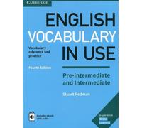 Vocabulaire anglais en usage Pré-intermédiaire et Intermédiaire Livre avec réponses et eBook enrichi
