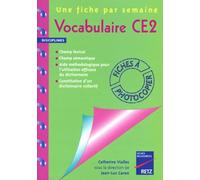 Vocabulaire, CE2