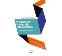 Vocabulaire D'analyse Des Activités