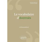Vocabulaire d'Averroès (Le) - Ali Benmakhlouf - Ellipses - broché - Etude