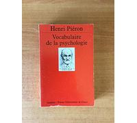 Vocabulaire de la psychologie