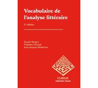 Vocabulaire de l'analyse littéraire