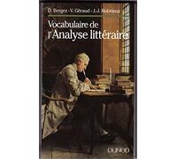 Vocabulaire de l'analyse littéraire