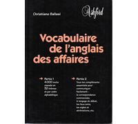 Vocabulaire De L'anglais Des Affaires