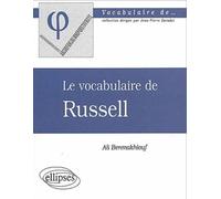 Vocabulaire de Russel (Le) - Ali Benmakhlouf - Ellipses - broché - Scolaire / Universitaire