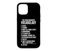 Vocabulaire du Chef de scène Théâtre Musical Gestionnaire de scène Coque pour iPhone 12/12 Pro