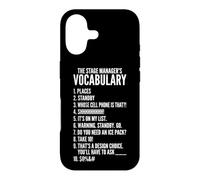 Vocabulaire du Chef de scène Théâtre Musical Gestionnaire de scène Coque pour iPhone 17