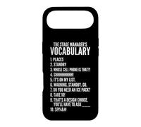Vocabulaire du Chef de scène Théâtre Musical Gestionnaire de scène Coque pour iPhone Air