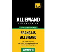Vocabulaire français-allemand pour l'autoformation. 7000 mots