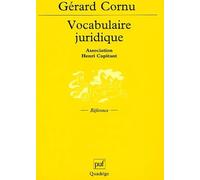 Vocabulaire juridique