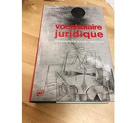 Vocabulaire juridique