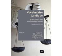 Vocabulaire juridique