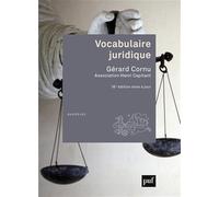 Vocabulaire juridique