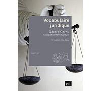 Vocabulaire juridique: Association Henri Capitant
