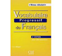 Vocabulaire progressif du français - Niveau débutant + Livre + CD - 2ème édition