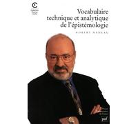 Vocabulaire Technique Et Analytique De L'épistémologie
