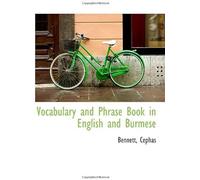 Vocabulary And Phrase Book In English And Burmese